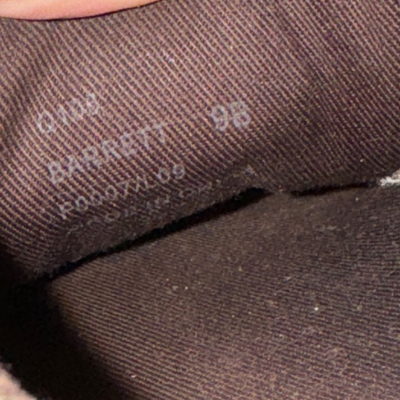 Y2K Coach Barrett Brown Khaki Signature Logo Jacquard Sneakers Size 9 - Picture 7 of 7